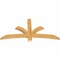 Ekena Millwork Davenport Rough Sawn Timber Gable Bracket, Western Red Cedar, 60"W x 30"H x 2"D x 4"F, 12/12 Pitch GBW060X30X0204DAV00RWR - alternate 4
